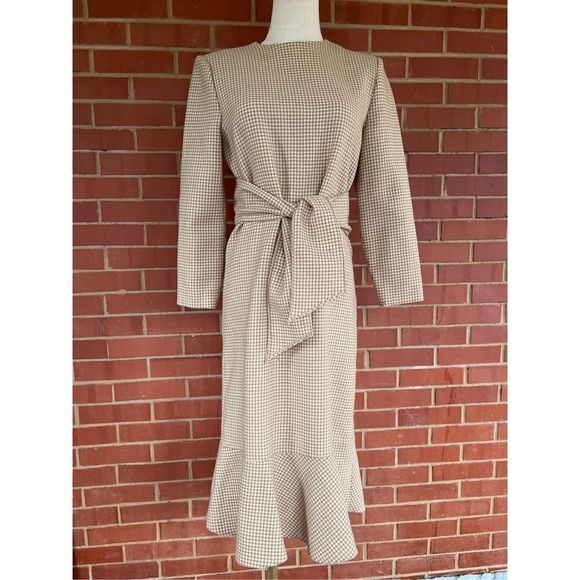 Vintage Houndstooth Dress - Picture 1 of 8